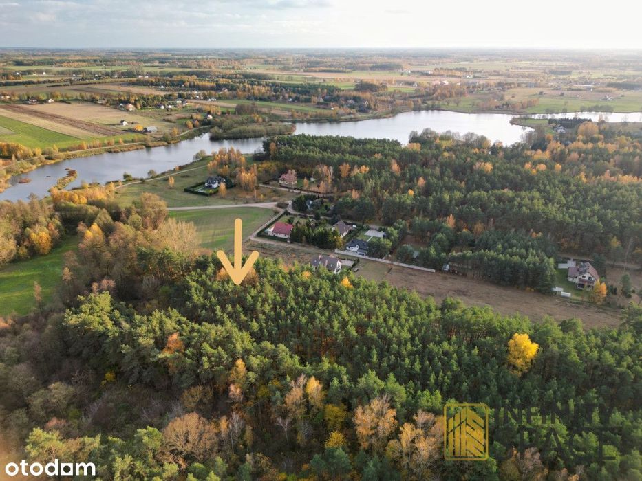 Działki z leśnym klimatem obok jeziora | 1300 m2