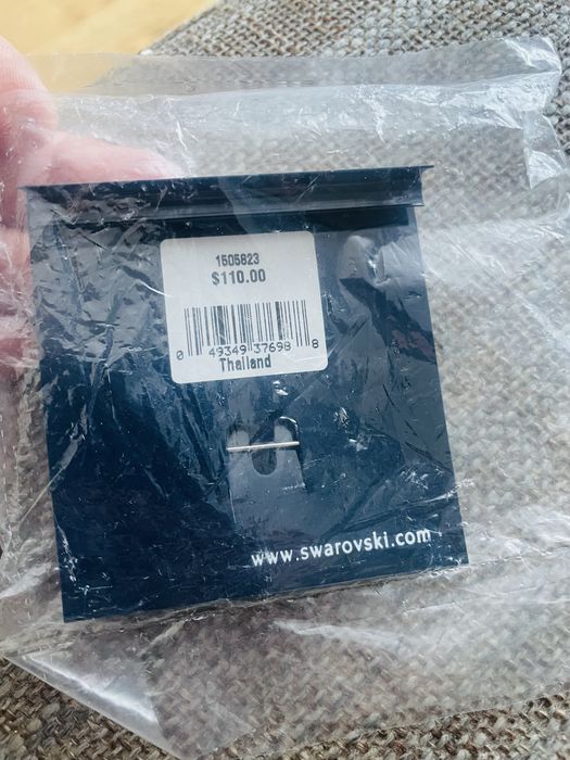 Broszka Swarovski. Amerykanska flaga.