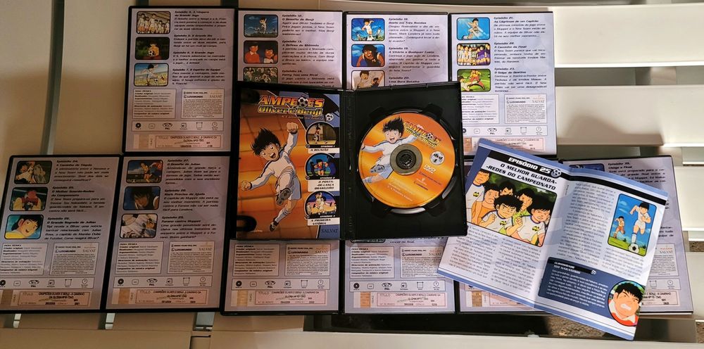 Campeões Oliver e Benji: 11 DVDs Salvat | PT-PT