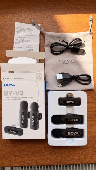Мікрофон boya by-v2 lightning