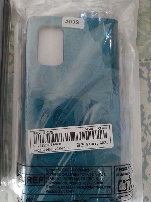 Capas para samsung A03 S