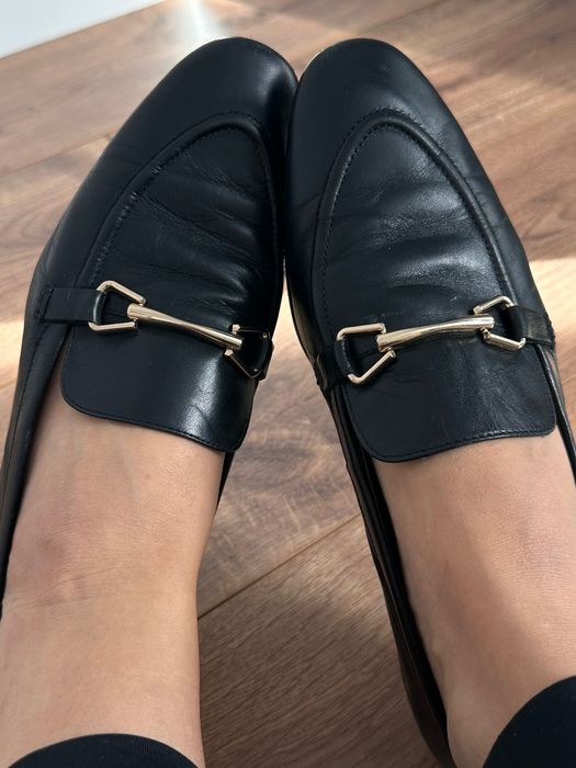 Шкіряні лофери Zara 40р