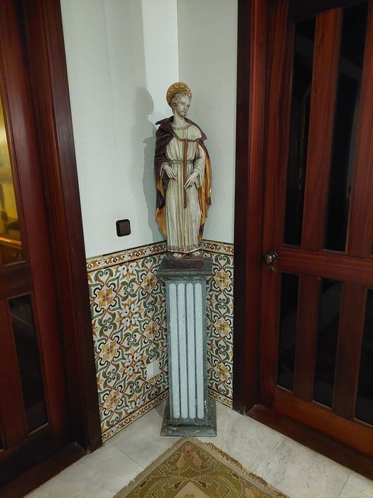 Figura/estátua de São José com pianha