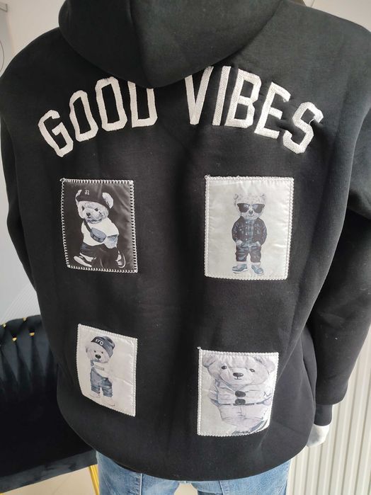 Bluza Good Vibes - czarny XL