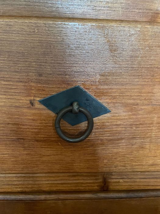 Se Rústico de madeira maciçacretária