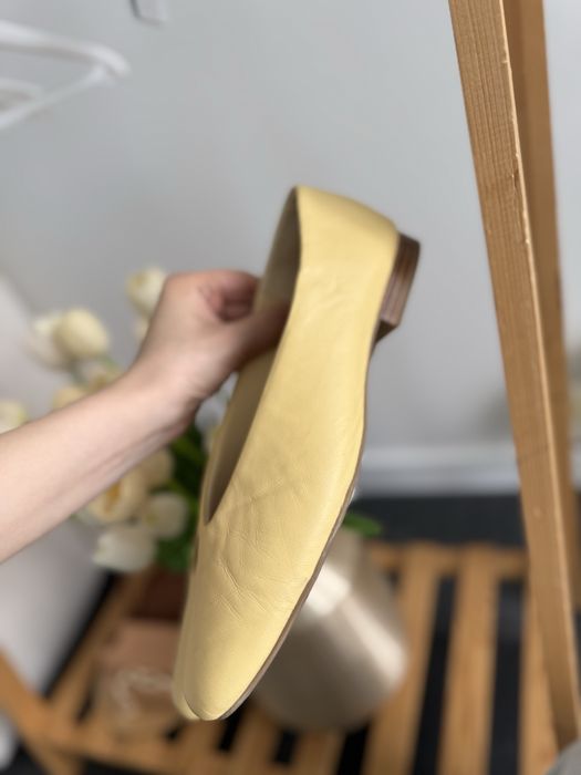 Лимонні балетки туфлі 40 р 41