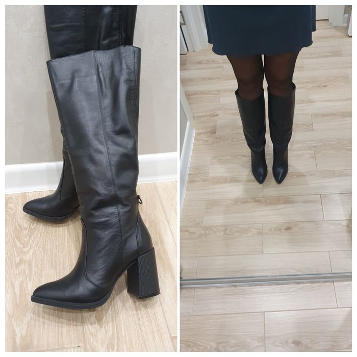 Сапоги чоботи шкіра 37розмір