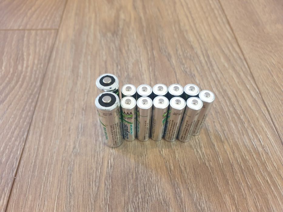 Baterie akumulatorki Energizer AA AAA paluszki zestaw 16 sztuk