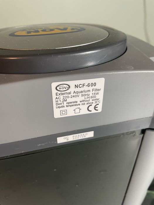 Filtr do akwarium aqua nova NCF-600