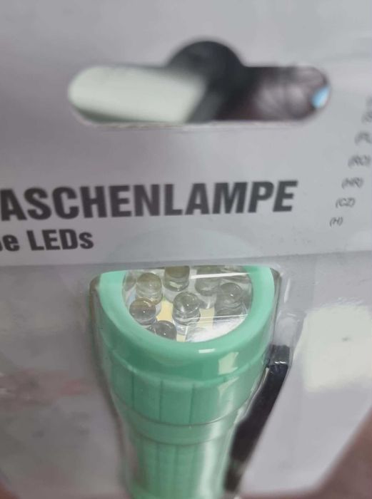 Latarka LED Miętowa