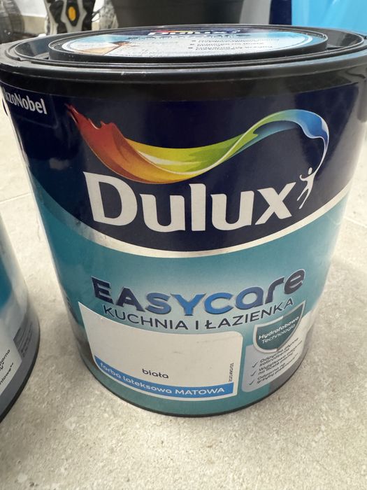 Farba Dulux Easy Care Kuchnia i Lazienka Biała 2 szt 2,5 l