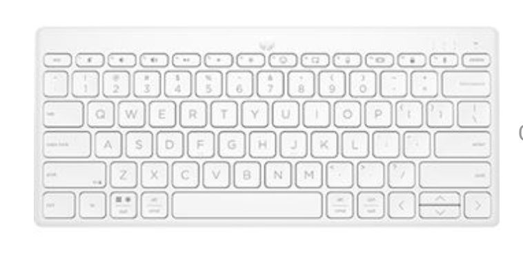 Teclado HP 350 Compact - Branco