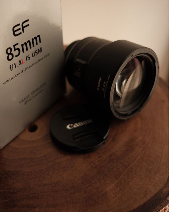 Objectiva canon 85mm 1.4 EF