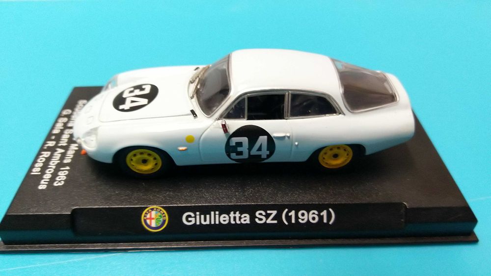 EXEM EXRLM021 Echelle 1/43 | ALFA ROMEO GIULIETTA SZ N 35 LE MANS 1963