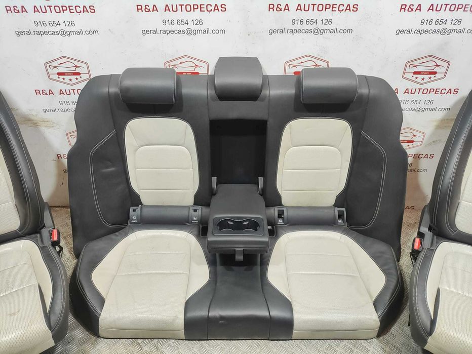 Conjunto Bancos Pele Perfurada R-Sport Elétricos Aquecidos Jaguar XF II X260 2015 a 2020 Original