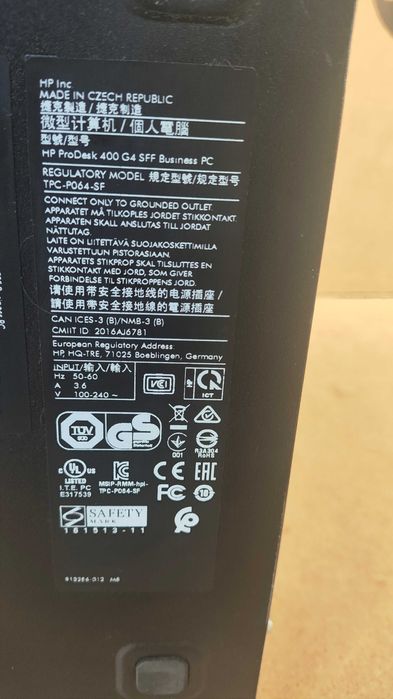 Lenovo ThinkCentre M910s ou HP ProDesk 400 G4 SFF