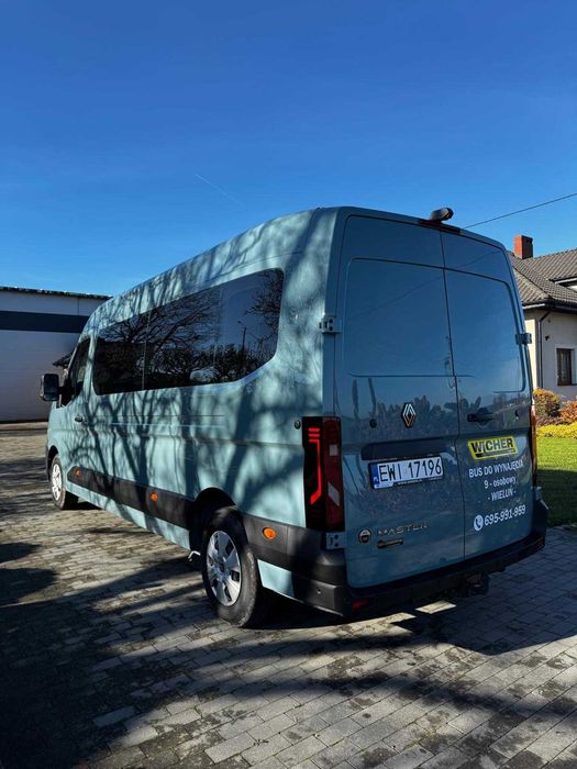 Wynajem BUS - VIP - Renault Master - 9 osób - WEBASTO - KLIMATYZACJA