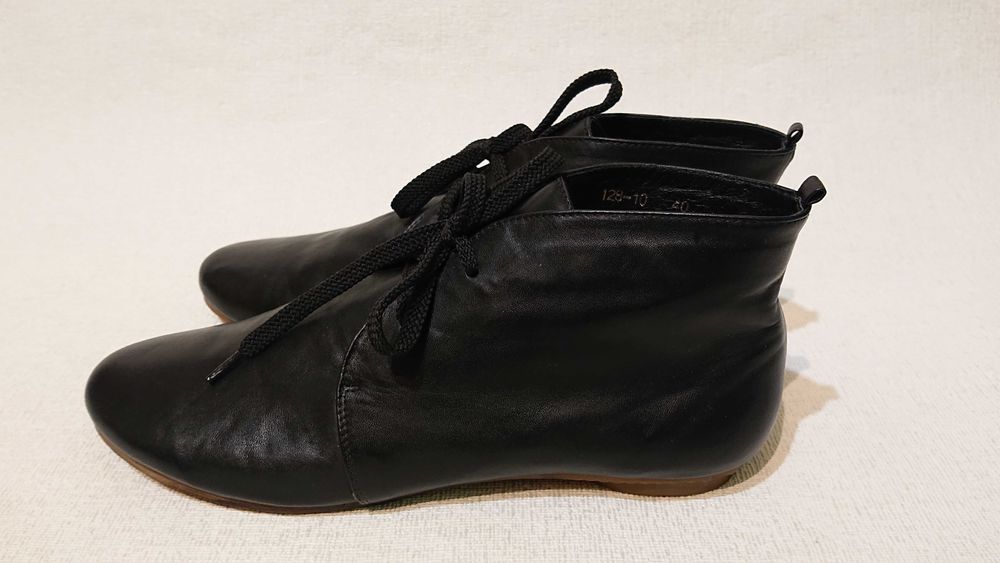 Женские кожаные демисезонные ботинки Like Show 39 40 41 кожа осень