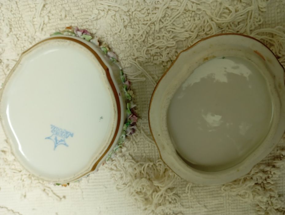 Caixa louça antiga fábrica Aveiro