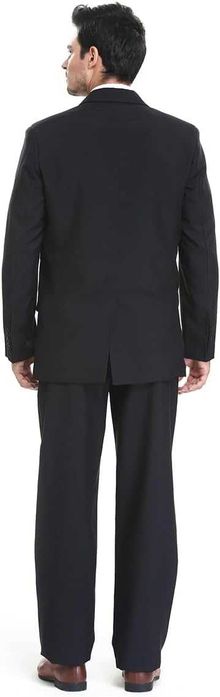 Nowy garnitur męski / marynarka / spodnie / krawat /czarny "M" !3207!