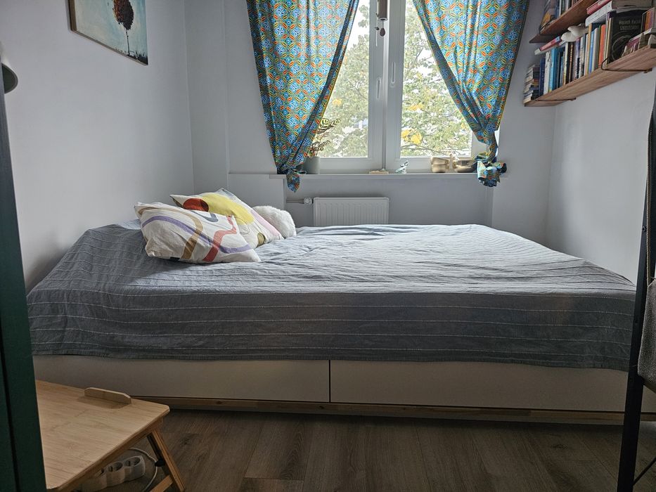 Łóżko 160x200 IKEA MANDAL + materac