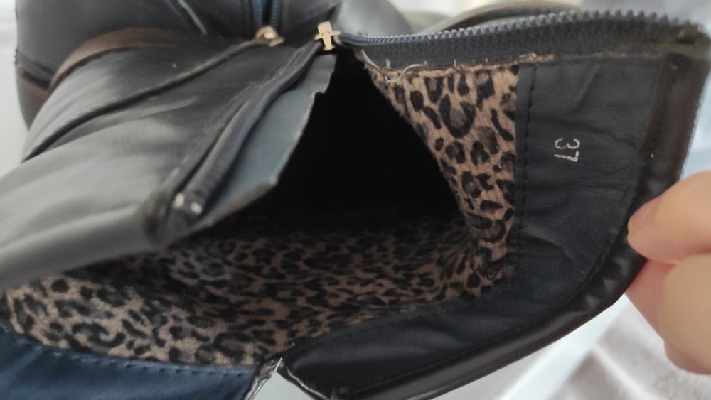 Botki granatowe 37 zima