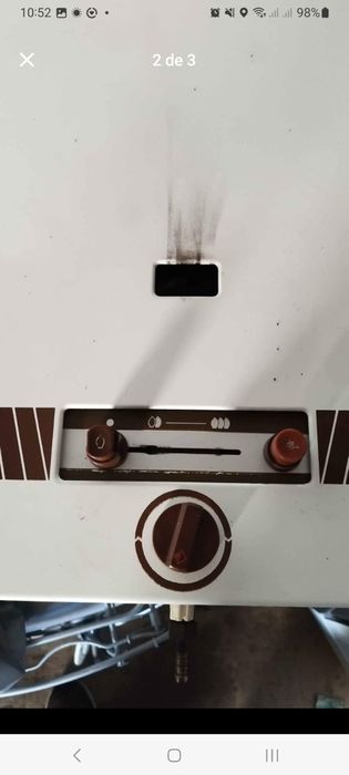 Esquentador a gás da Vulcano