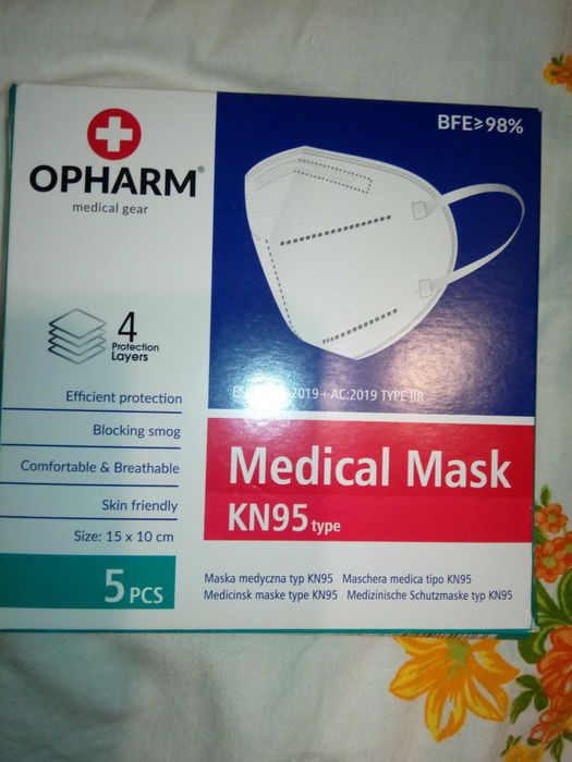 Maski medyczne nowe KN95