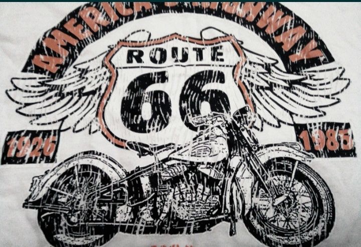 Route 66 Дорога футболка