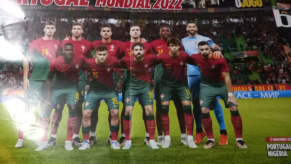 Ronaldo na seleção poster no mundial 2022