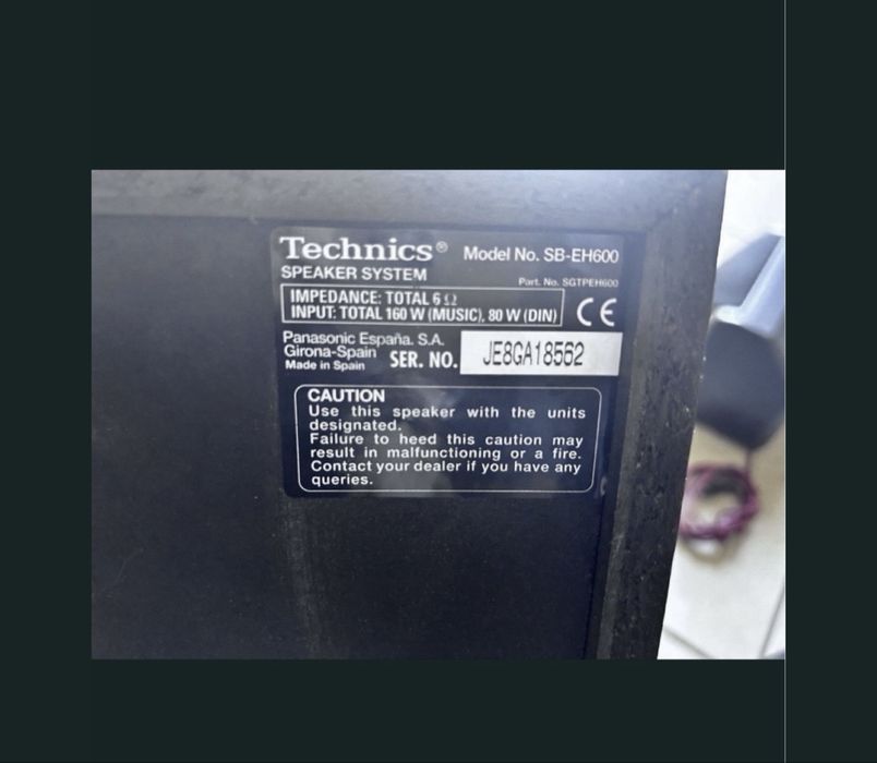 głośniki technics