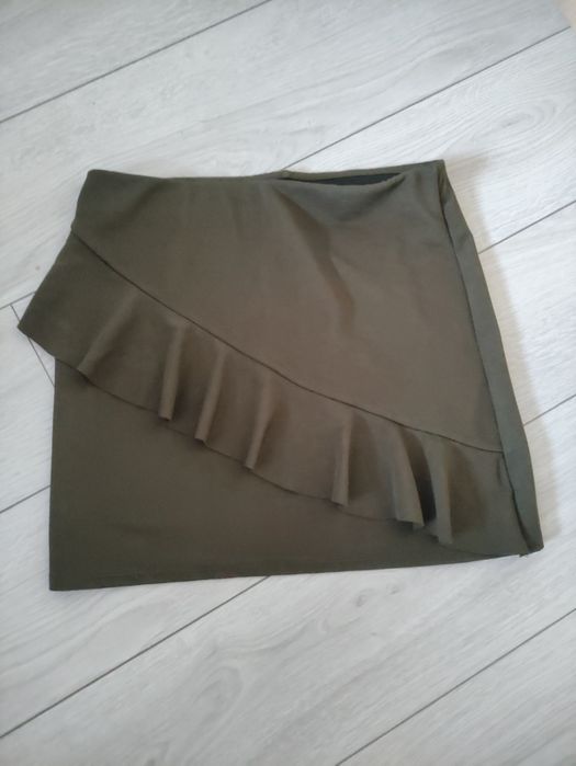 Spódniczka Zara khaki 36/38