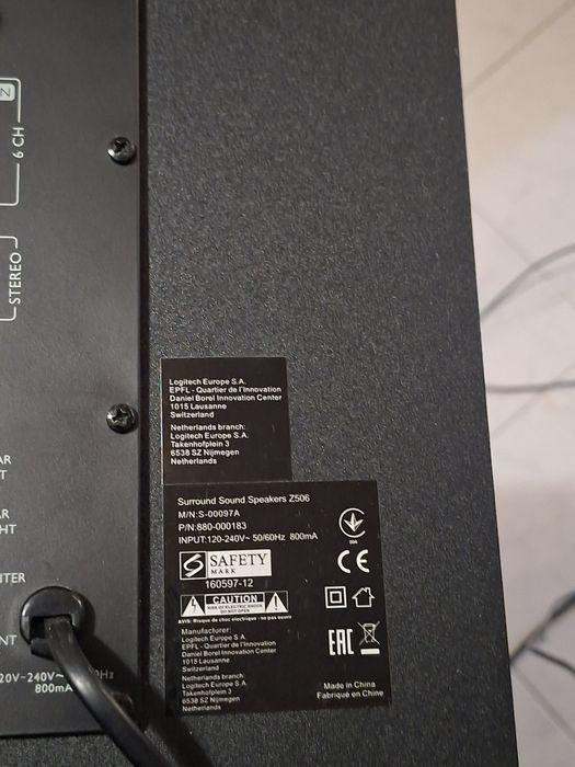 Colunas para pc logitech 5.1