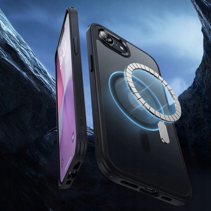 Etui esr do apple iphone 16e czarny matowy tpu poliwęglan wytrzymałe