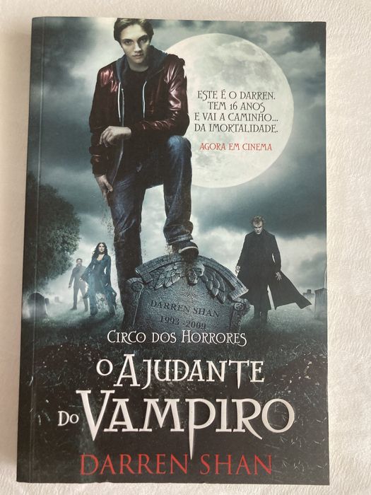 Livro “o ajudante do vampiro”. Um sucesso para os jovens