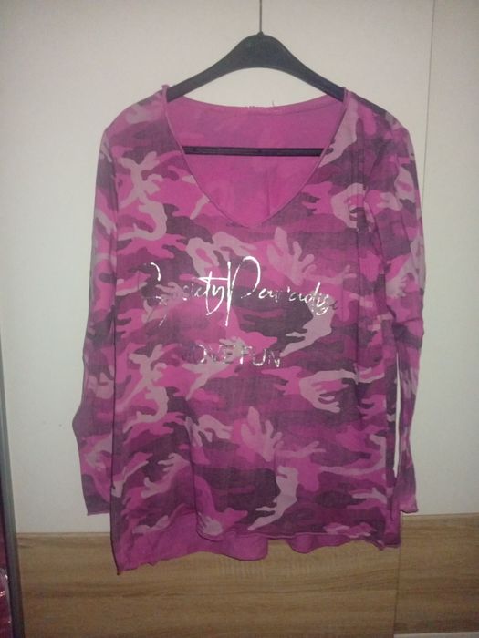 Bluzka moro różowa