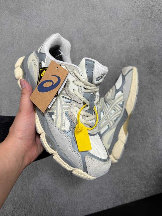 Осіннні GORE-TEX Кросівки Asics Gel-NYC Beige Grey (37-46)