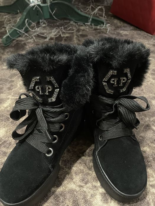 Philipp Plein зима жіночі гарні черевики 37 р