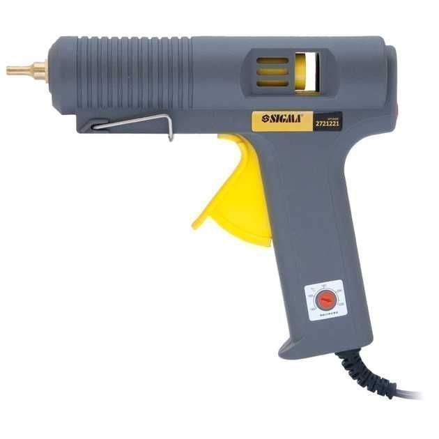 Пістолет термоклейовий з регулюванням температури 500Вт SIGMA 2721221