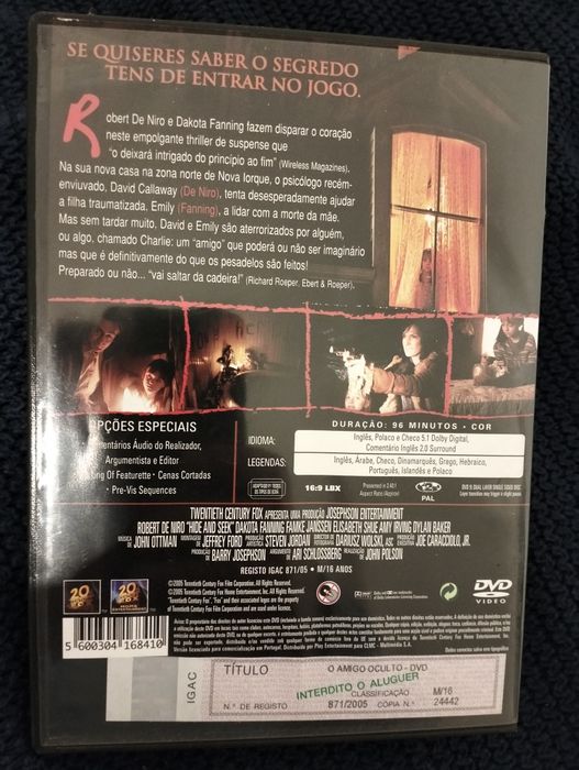 Filme Hide and Seek com Robert De Niro
