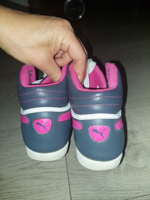 Wysokie adidasy puma dla dziewczynki r.37 1/2