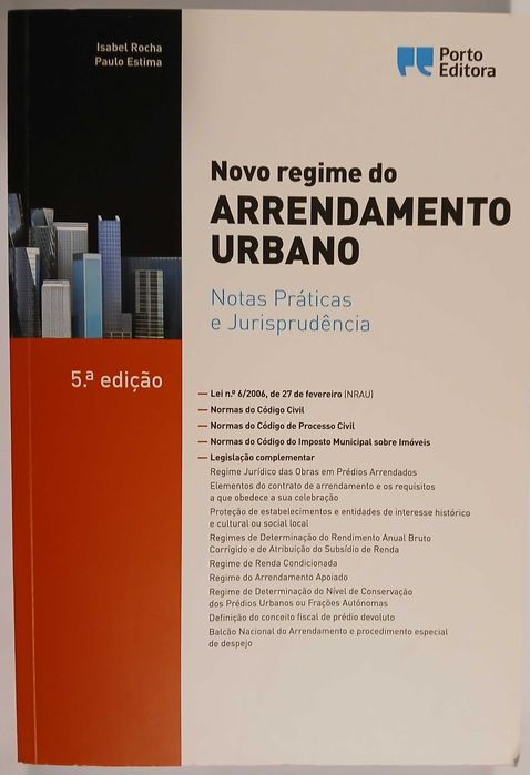 Novo Regime do Arrendamento Urbano (5.ª edição)
