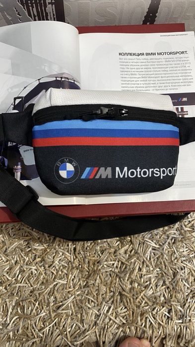 Сумка поясная бананка BMW