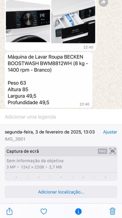 Vendo máquina de lavar roupa