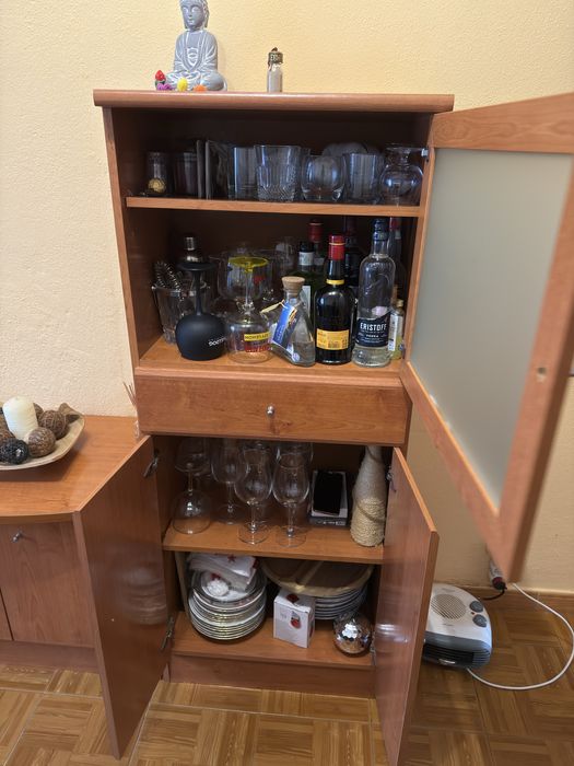 Movel tv com movel de arrumacao