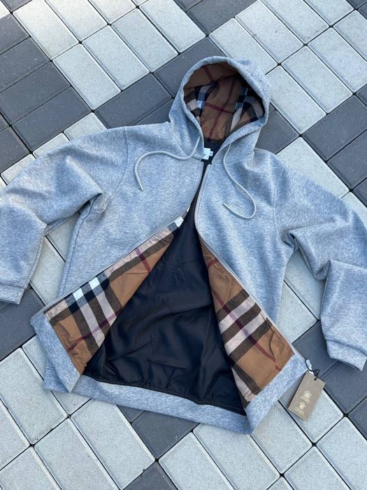 ‼️БЕЗ ПЕРЕДОПЛАТ‼️Зіп Худі Burberry /худак/зіпка/барбері
