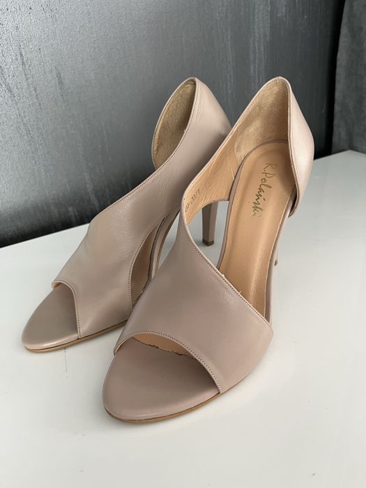 Szpilki R.Polański 720 różowy lico