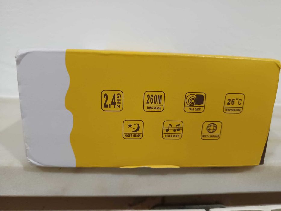 Monitor para Bébé, LCD de 3,2 polegadas e câmara de visão noturna