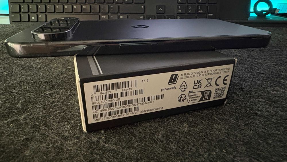 Google Pixel 9 Pro XL 256GB Obsidian + 3 Capas (2 Oficiais Google) + Películas
