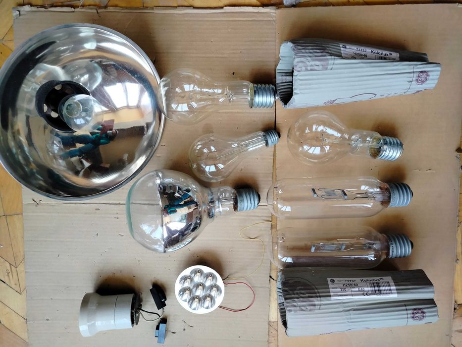 Лампы 500вт  1000вт мощностей, зеркальная лампа